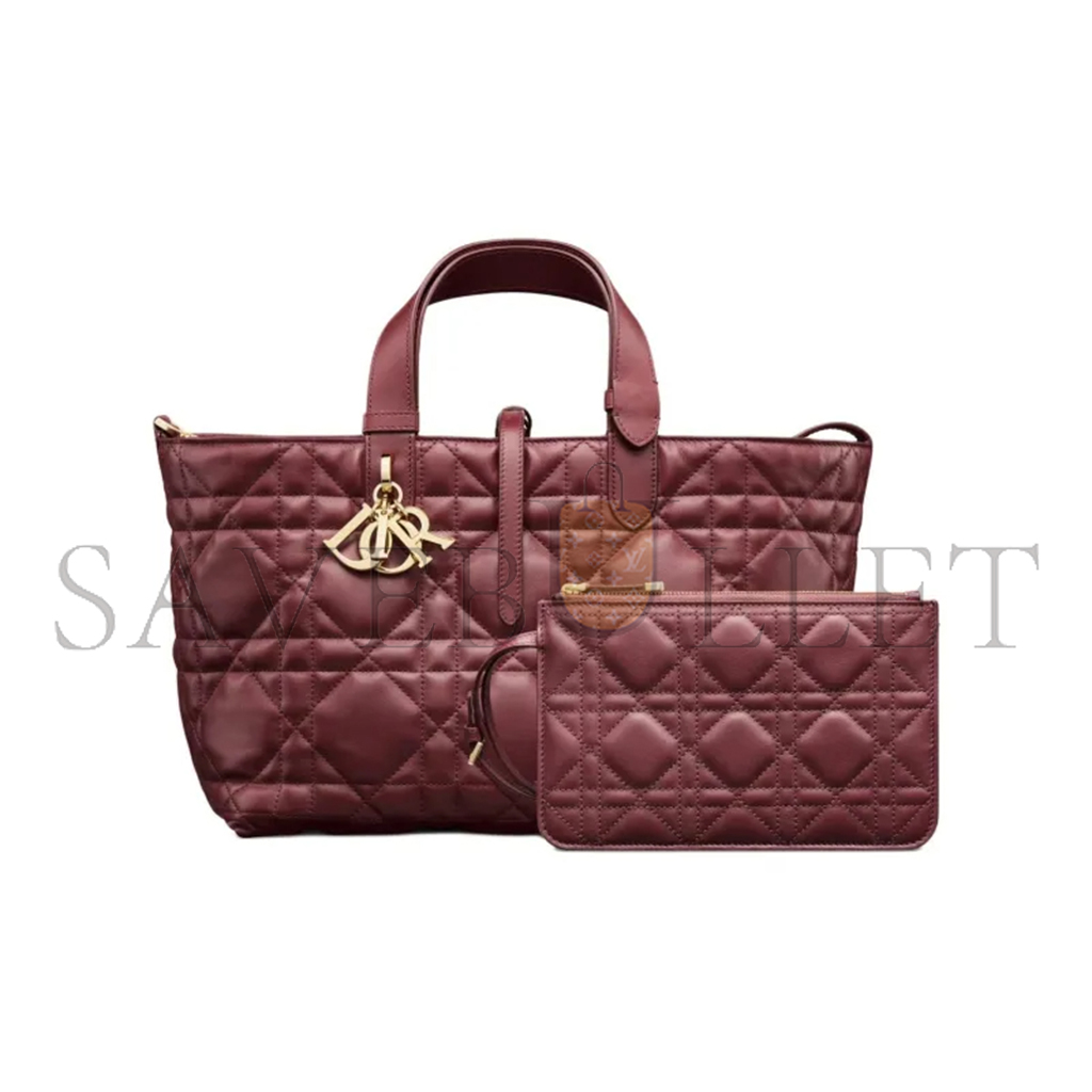 DIOR MEDIUM DIOR TOUJOURS BAG M2821OSHJ-M00R (28.5*21.5*19cm)